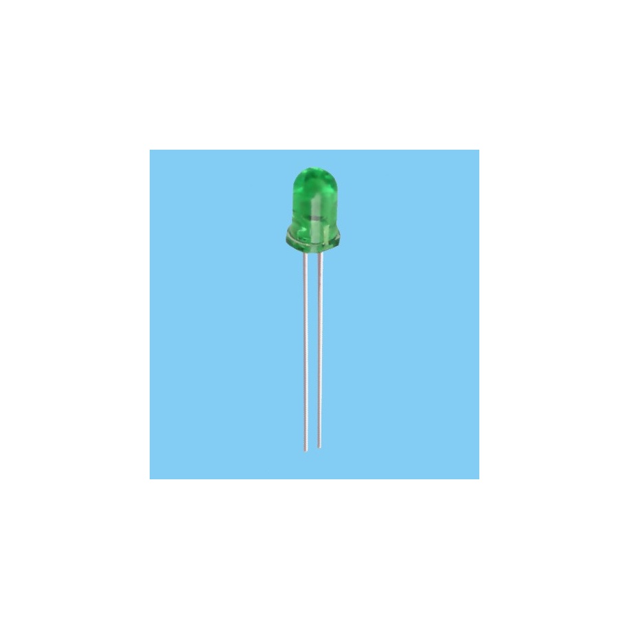 Diodo Led 3mm - Verde