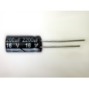Condensador electrolítico 2200uF 16V 105º