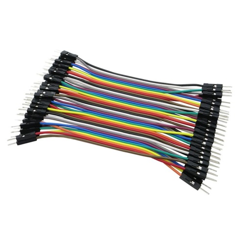 Cable Macho Macho 40 x 1 pin 10cm Male - Male Jumper Cables Arduino